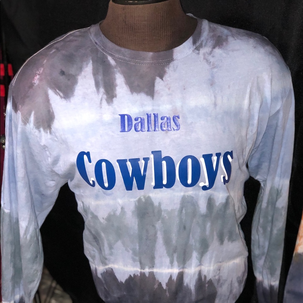 Men Hanes Tie Dye  Long sleeve T shirt
